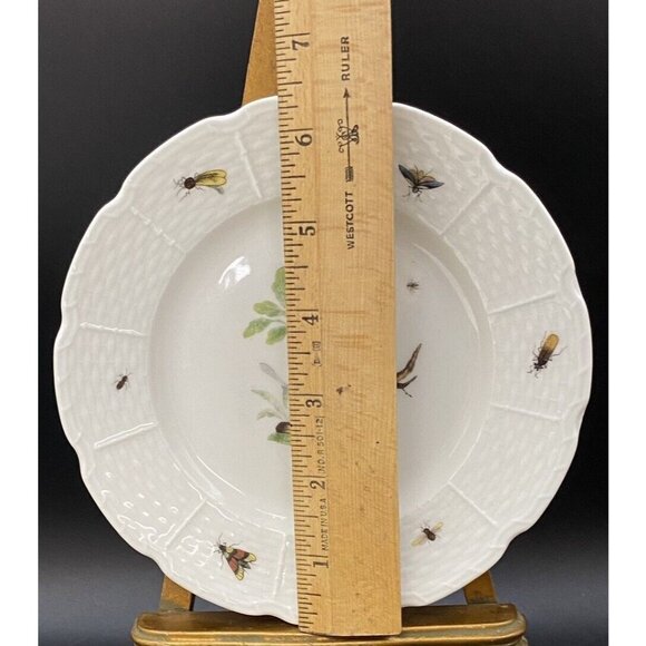 Ceralene Raynaud Limoges "Les Oiseaux" 6.5” Salad Bread Plate READ No 3 - Picture 2 of 5